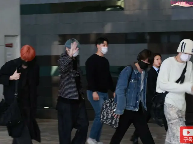 TOMORROW X TOGETHER 于 9 日上午从金浦国际机场出发前往东京