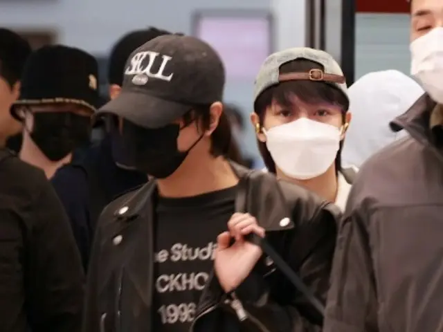 NCT DREAM于9日上午在金浦国际机场回国