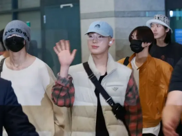 ENHYPEN，14日下午从台湾返回@仁川国际机场