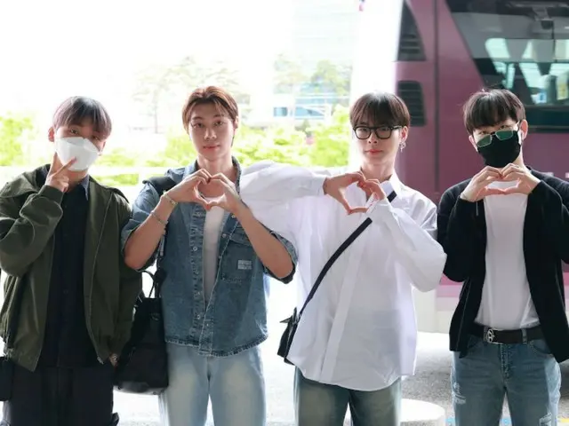 《Withus》23日在金浦国际机场出境