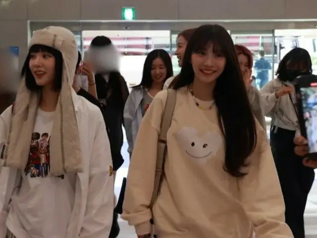 哇！啊！2号早上在金浦国际机场出发前往日本