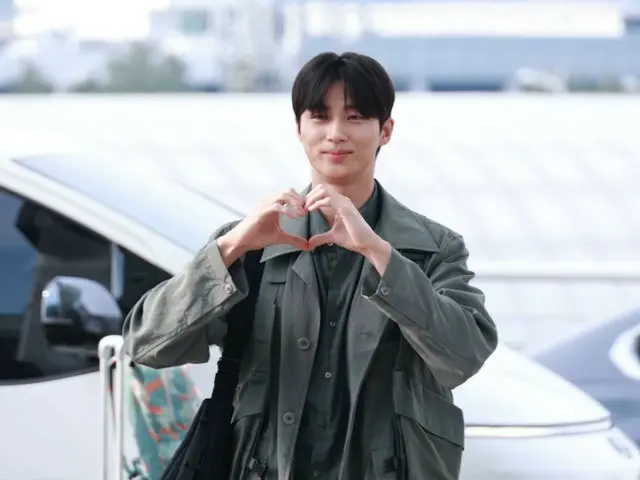 卞佑锡6日上午从仁川国际机场出发前往台湾