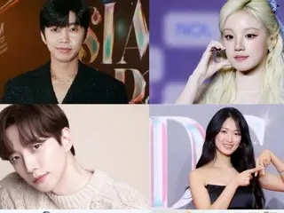 【官方】2PM成员李俊昊、林英雄和金惠允在AAA 2025十周年庆典上获得人气奖