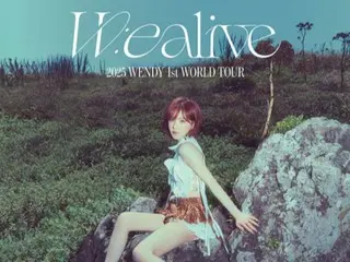 Red Velvet 成员 Wendy 发布首次个人世界巡演“W:ealive”日程海报