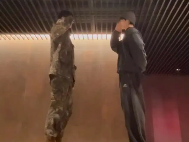 防弹少年团成员柾国（BTS）与ASTRO成员车银优（士兵）并肩而立！……“这不是合成图吧？”挑战视频爆红网络（附视频）